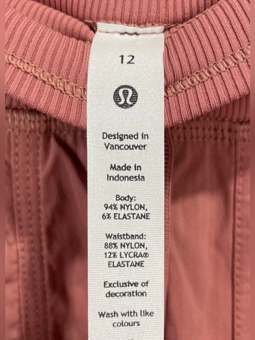 Lululemon Dance Studio Mid-Rise Full Length Pant in Brier Rose Size 12